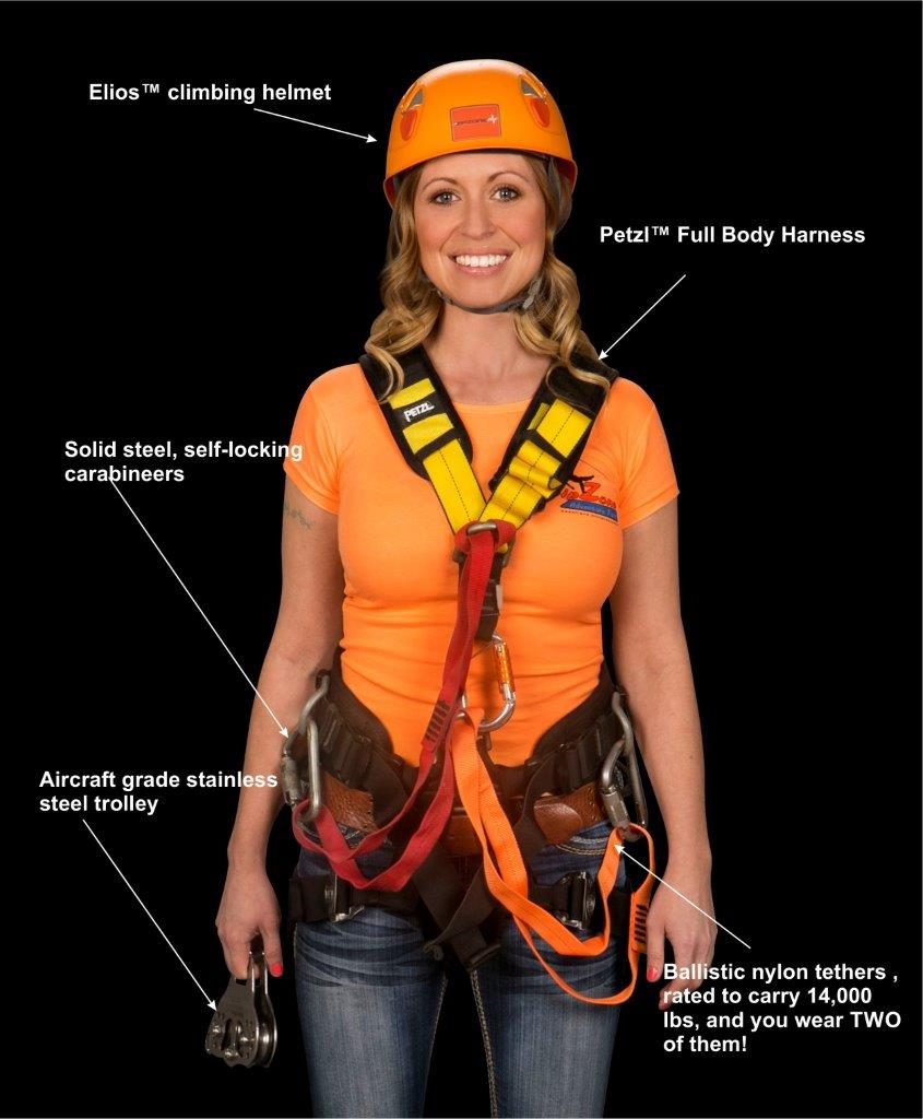 ZipZone safety gear and equipment